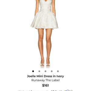 Runaway The Label Joelle Mini Dress in White